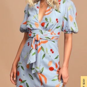 finders keepers printed mini dress!
